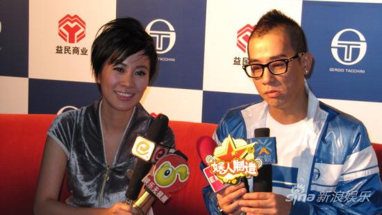 新版古惑仔受期待 叶璇陈小春上海时尚亮相(图