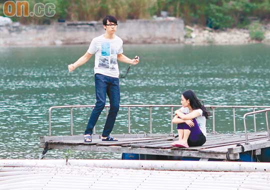 阿娇陈伟霆小岛谈情 新片《前度》开拍(图)