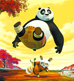 《功夫熊猫》由表及里很中国 观众笑声掌声不