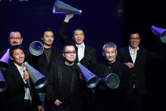 图文:华谊H计划发布会--导演合影