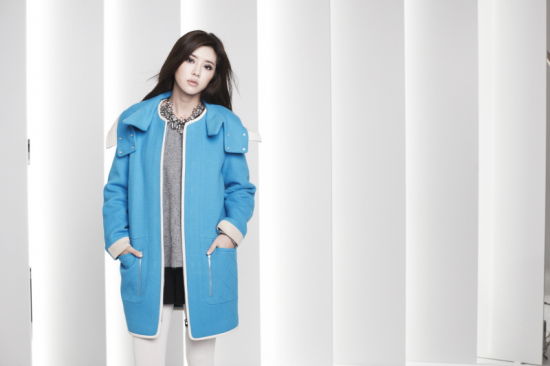 朴韩星最新时尚写真变酷酷冬季女人(组图)|朴韩