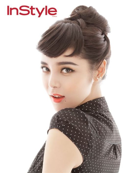 组图：韩星朴时妍拍时尚写真清纯妖娆形象百变