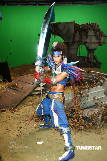 she汪东城代言网游 造型超酷称像拍大片【图】
