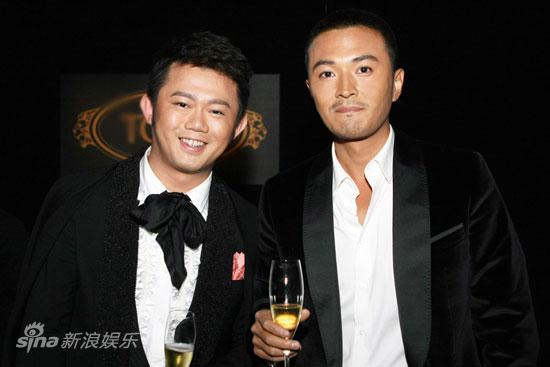图文：于小伟高圆圆首次公开亮相-于小伟李东田