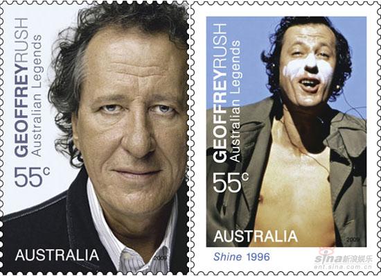 澳大利亚发行新邮票 妮可-基德曼等成主角【图】