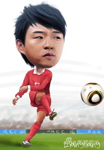 岳夏刘嘉亮变身公仔 卡通插画转战世界杯(图)