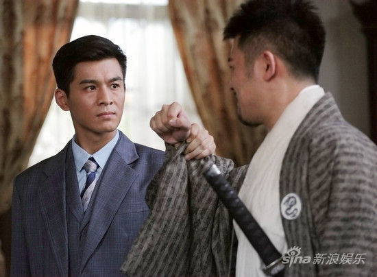 《乱世情缘》横店热拍 乔振宇耍狠演反派