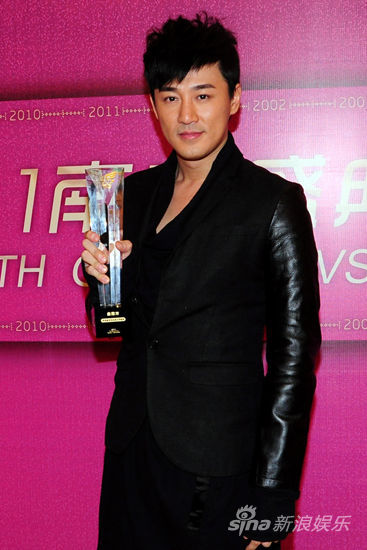 林峰获得最受欢迎港台男演员