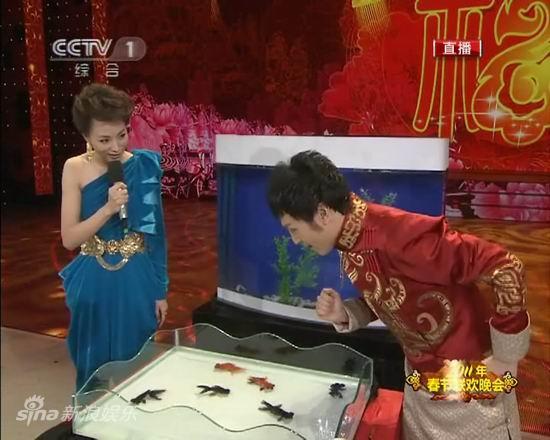 图文2011年央视春节晚会傅琰东魔术精彩