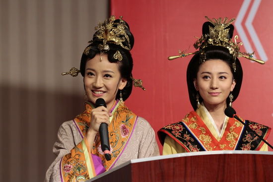 图文:《西施秘史》探班发布会--客串主持人