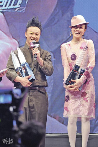 陈奕迅容祖儿4奖成赢家古巨基杨千嬅缺席仍获奖