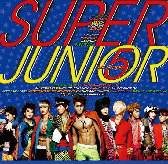 Super Junior正规5辑《Mr.Simple》封面