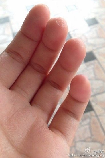 张靓颖苦练吉他磨破手：没想到这么疼(图)