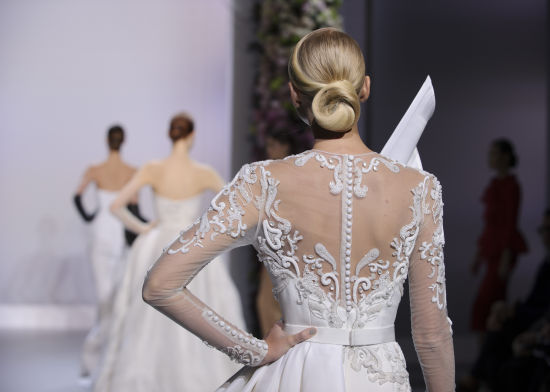 HAUTE COUTURE SS 2014 - RALPH & RUSSO - Credit Hair by Stephen Low at Neville, London for LOral Professionnel