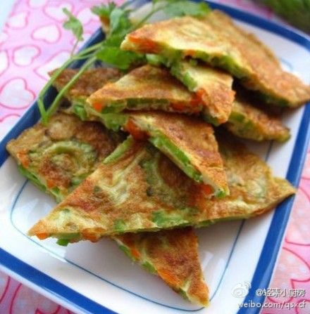 苦瓜鸡蛋饼(图)