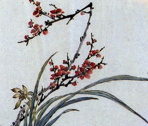 赏梅品兰修禅心