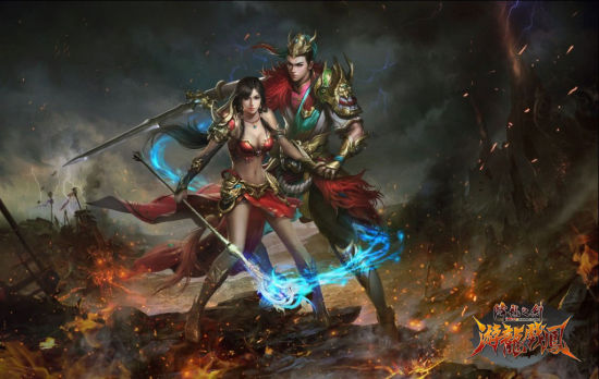 《降龍之劍 遊龍戲鳳》上古神獸降臨 朱雀麒麟原畫…