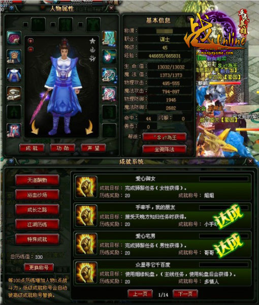人物屬性