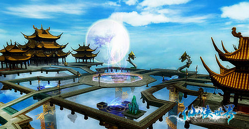 天宫云海 仙侠世界场景梦幻画面清新(4/6)
