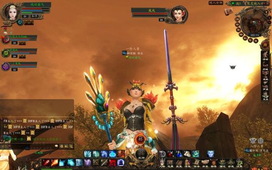 大荒传奇内测火爆 钱多礼<em>多妹纸</em>更多_<em>网络游戏</em>