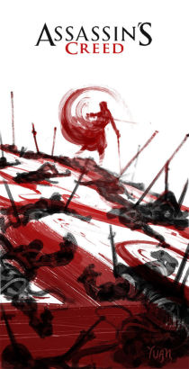 玩家手绘酷图：《刺客信条4》穿越中国古代