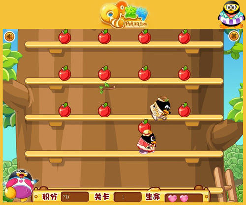 《QQ企鹅》百果园大劳动 赚元宝工资_网页游