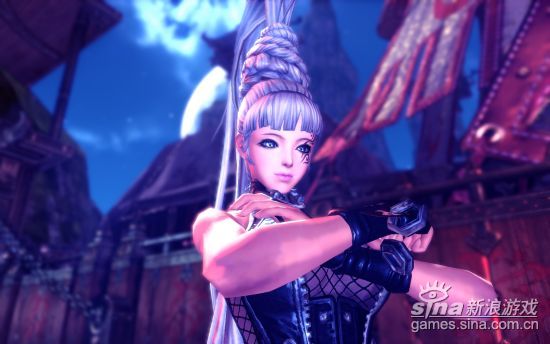 皮草网纹美女 剑灵女装不一样的温柔-新浪剑灵