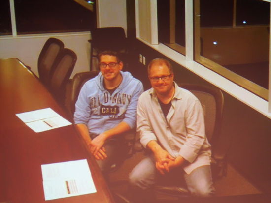 Blizzard动画部门VFX艺术总监Chris Thunig与动画部门专案总监Marc Messenger(右)