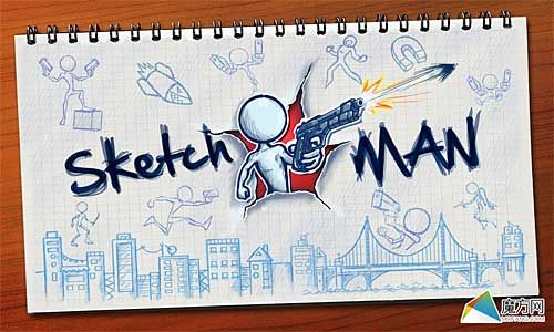 手绘跑酷新游《Sketchman》登陆谷歌_手机游戏