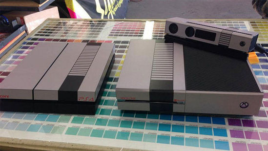 玩家制可变NES的PS4和XboxOne贴纸_玩家资