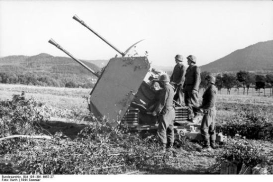 德军装备的37毫米双联高炮