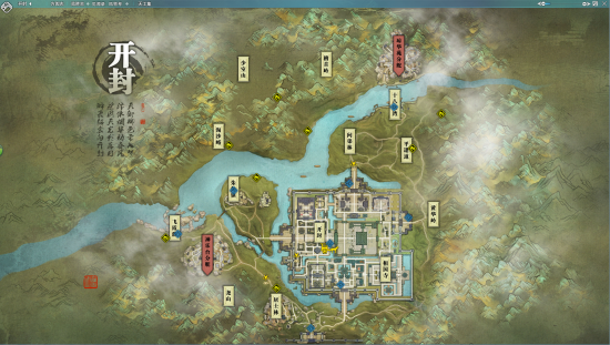 <em>天涯明月刀杭州</em>地图全开 灵犀点盟会升级指引