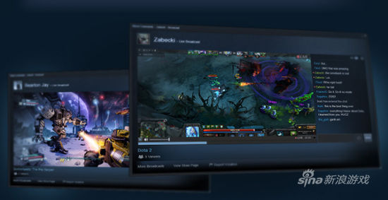 分一杯直播美羹 Steam平台商店加入直播服务