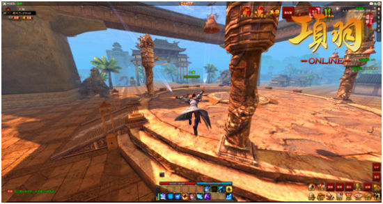 千里一日暴走《项羽OL》轻功带你飞越神州-1