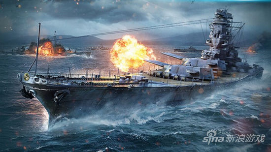 《战舰世界》新CG展现水与空激战场面_网络游戏_新浪游戏_新浪网