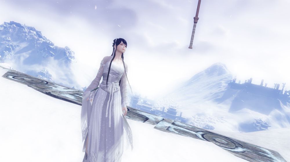 涯明月刀图配文唯美演绎《花千骨》师徒绝恋(