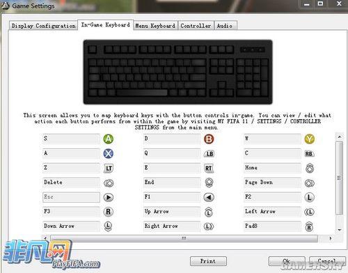 《FIFA 11》键盘党的基本设置_游戏攻略_单机