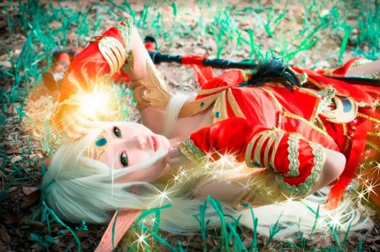 国服软妹《燃烧的远征》CG动画血精灵COSPLAY