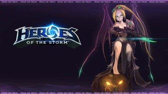 万圣节壁纸 万人迷幽灵特工吸血萝莉-诺娃·泰拉_风暴英雄_新浪游戏_新浪网