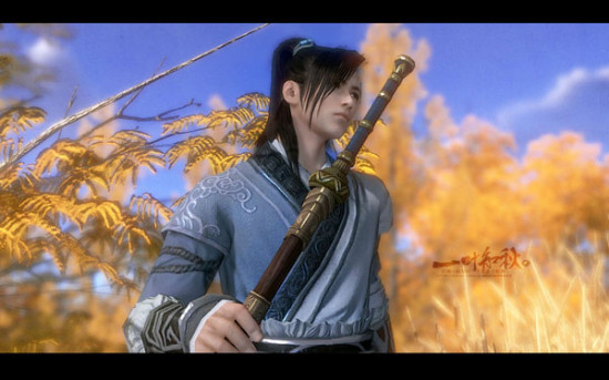 治愈系美男 天涯明月刀ol太白哥哥特写叶知秋(