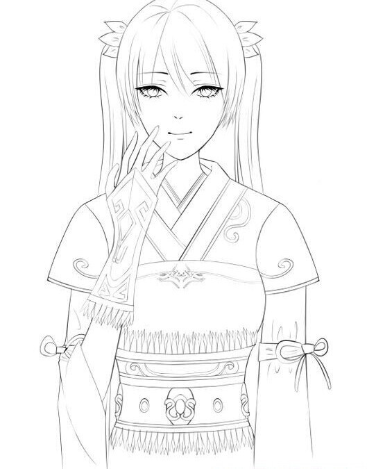 天刀手绘教程 如何画出细腻传神的<em>太白妹子</em>-新