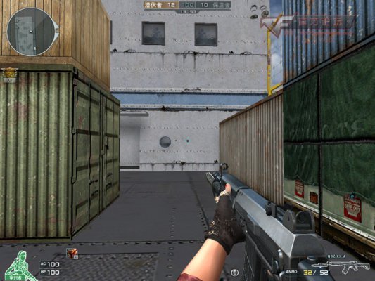 穿越火线国之利刃 携带三棱军刺的QBZ03-A