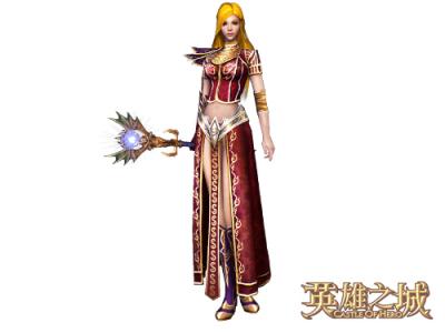 担当游戏《英雄之城》的代言人