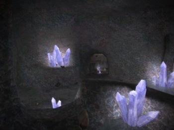 座巨大的紫水晶矿