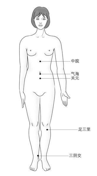 人體穴位圖示