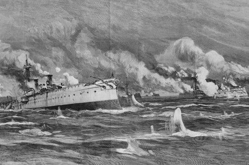 今天是黄海海战120周年纪念日,中日甲午战争里的黄海海战