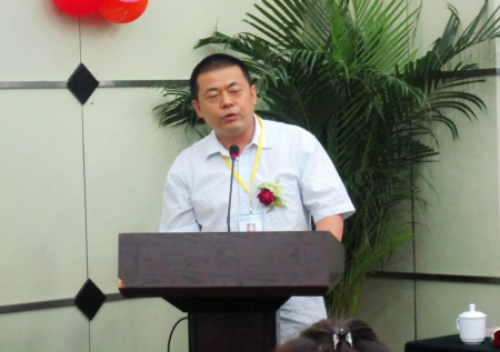 图为 中华黄河恐龙珍品展（西安）总策划郝宏智