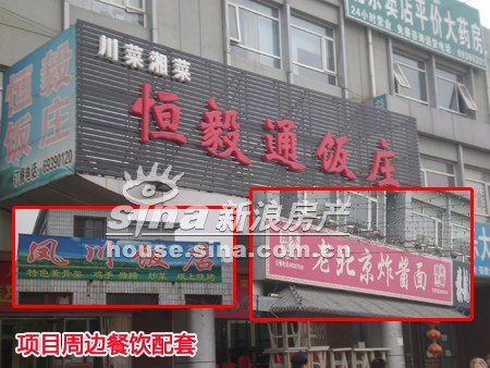 图为项目周边餐饮配套