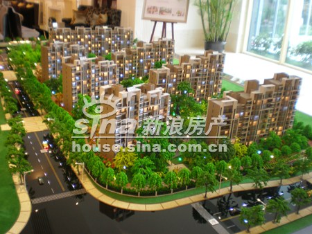 图为悦廷项目沙盘