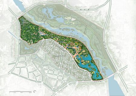 园博园的建设将采用不同方式